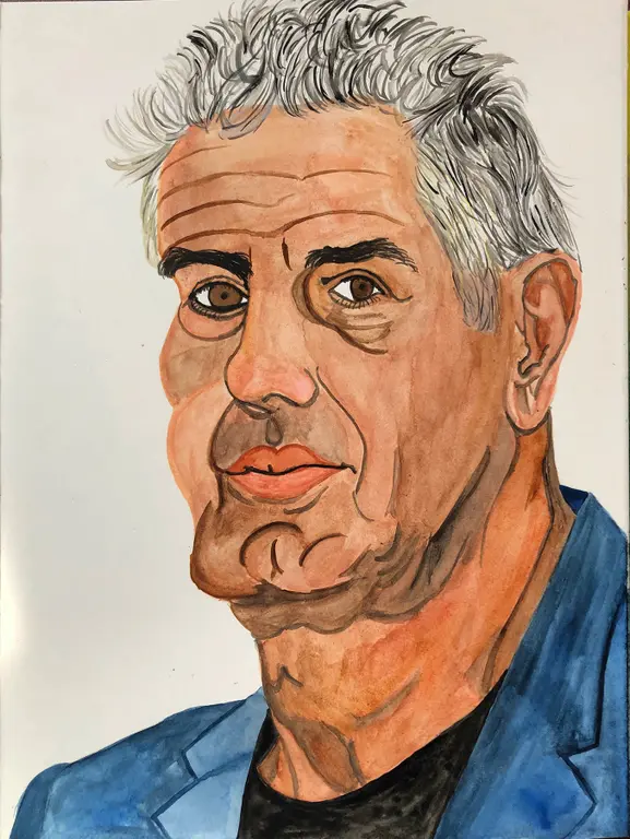 Image for Anthony Bourdain an American celebrity chef, author, travel documentarian, and television personality who committed suicide on June 8, 2018.