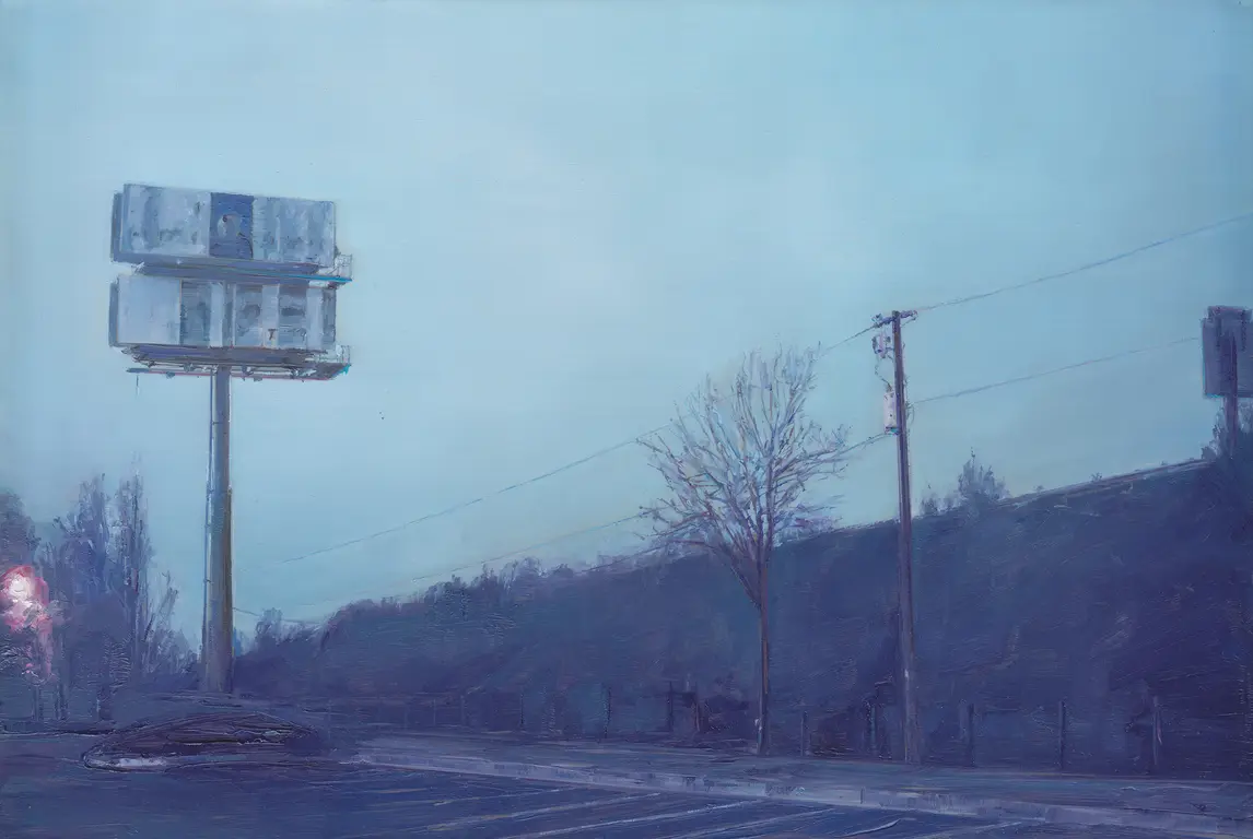 Image for I-77 south, in a motel parking lot